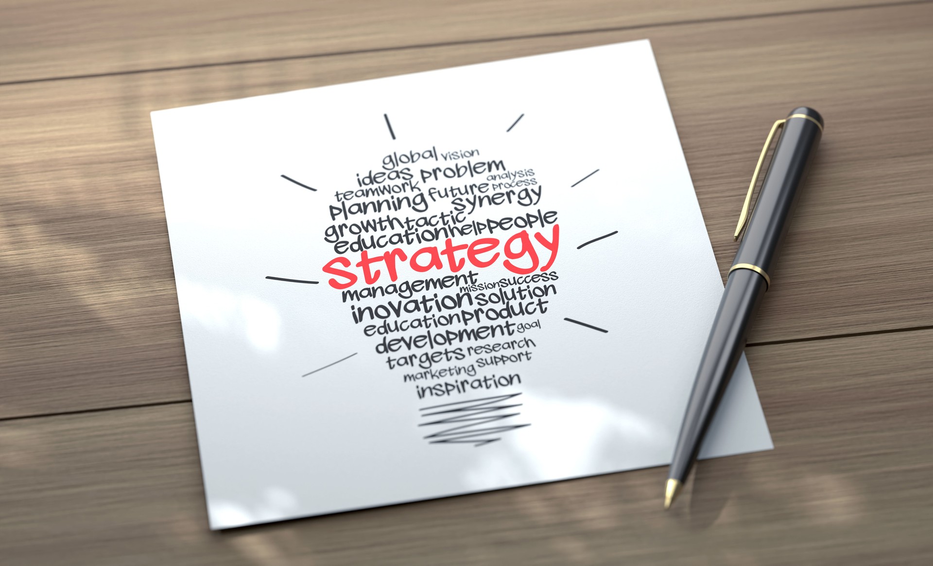 Strategy Word Cloud